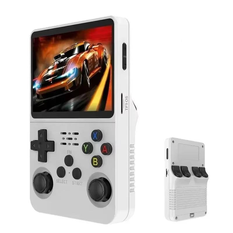 ARKOS Retro Handheld Video Game Console Linux System 3.5 Inch IPS Screen R35S Pro Portable Pocket Video Player 64GB Games